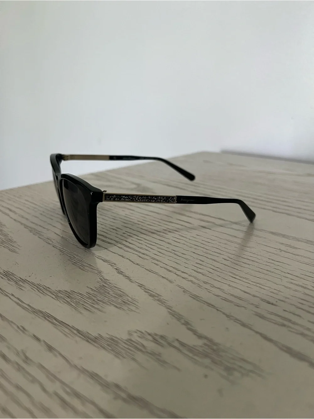 Salvatore Ferragamo Black Sunglasses